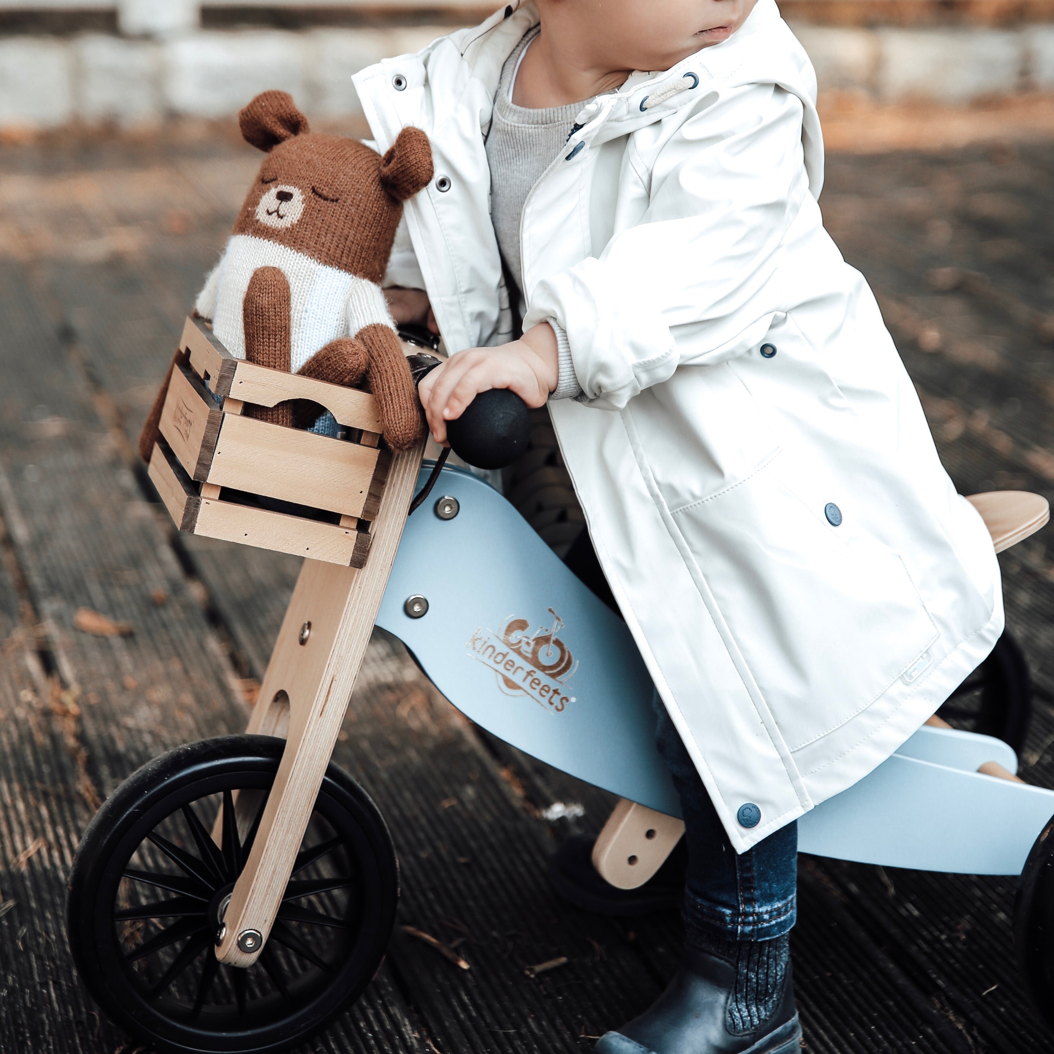 Wooden Bike Crate