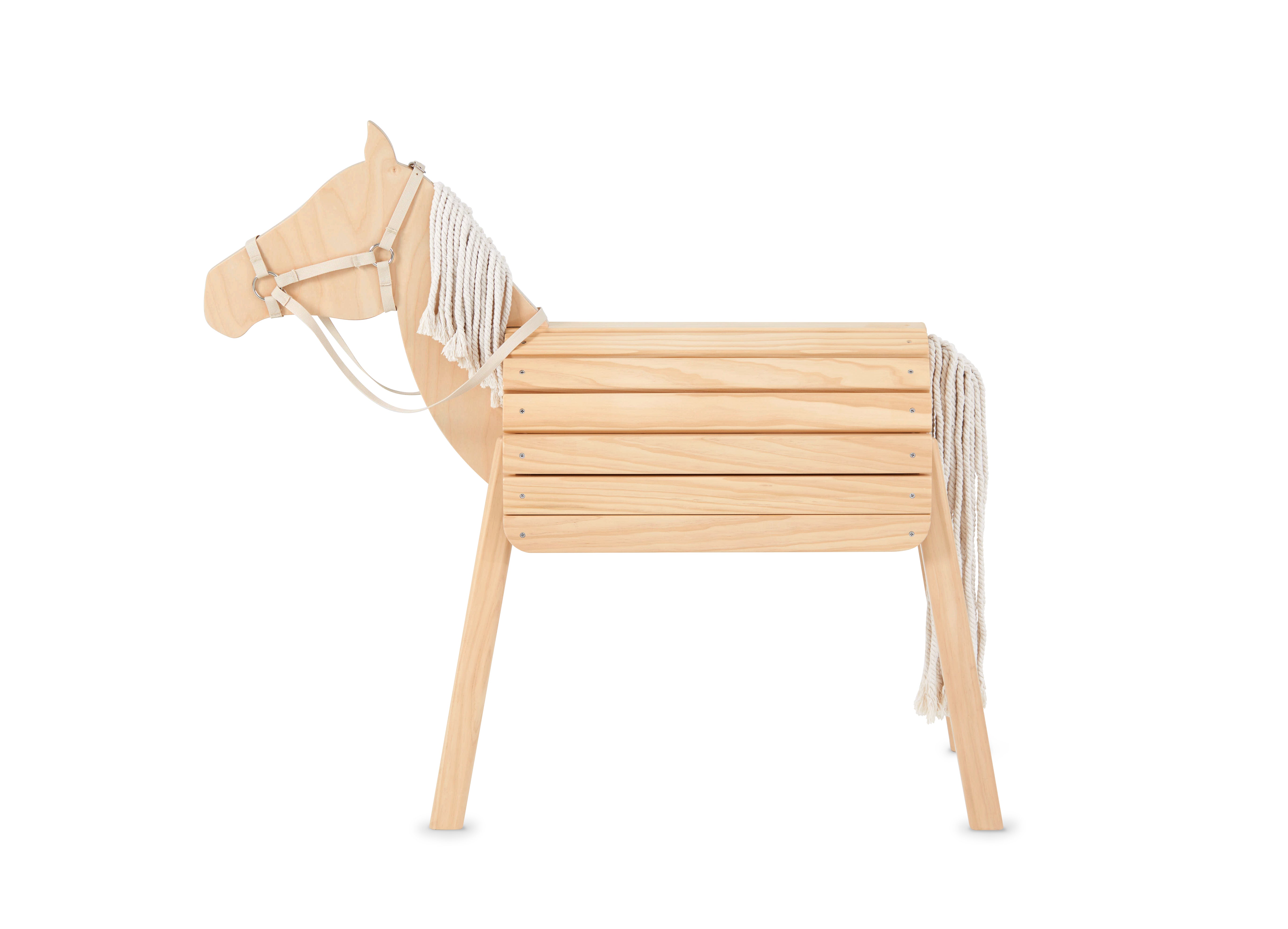 Large Wood Horse