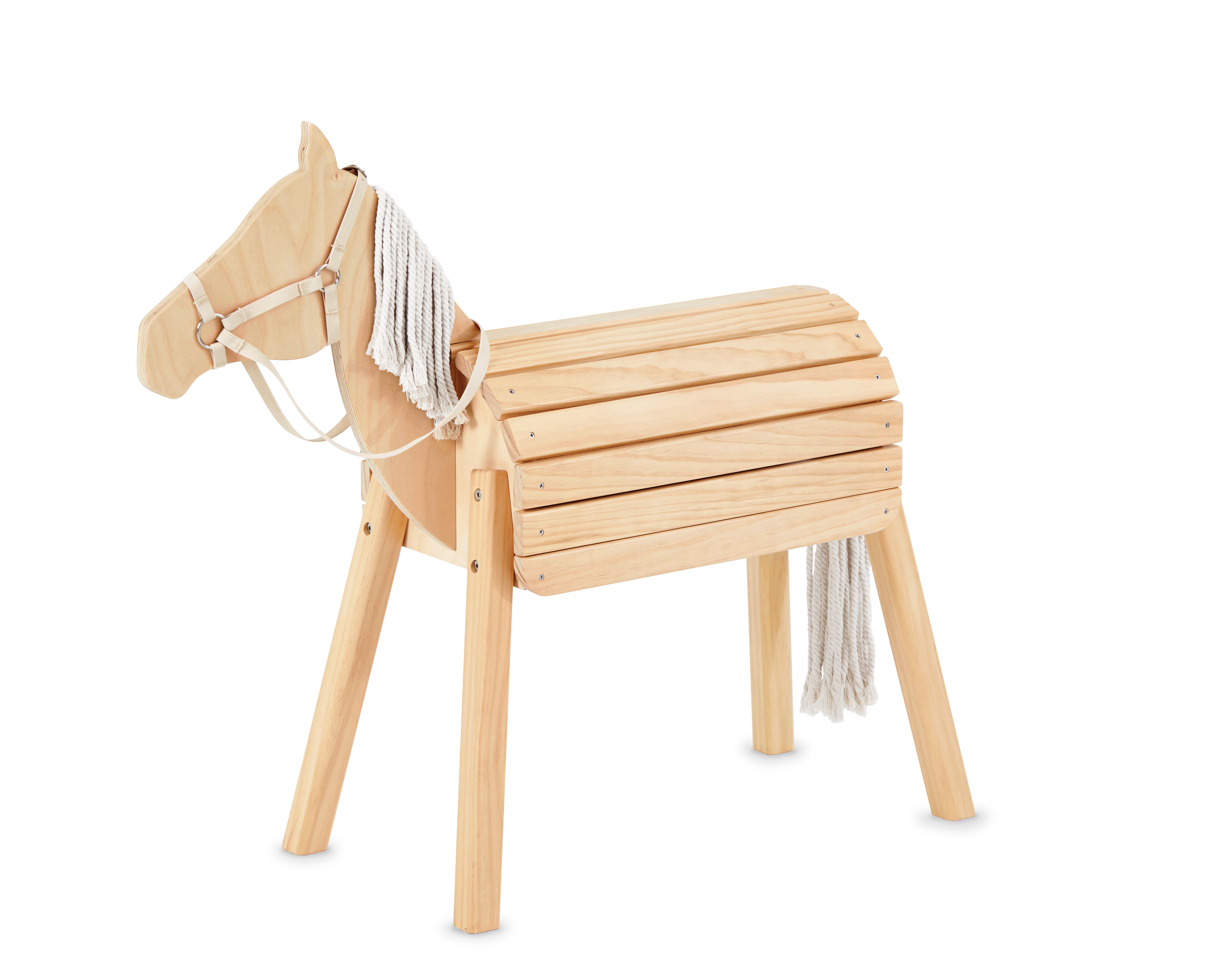 Large Wood Horse