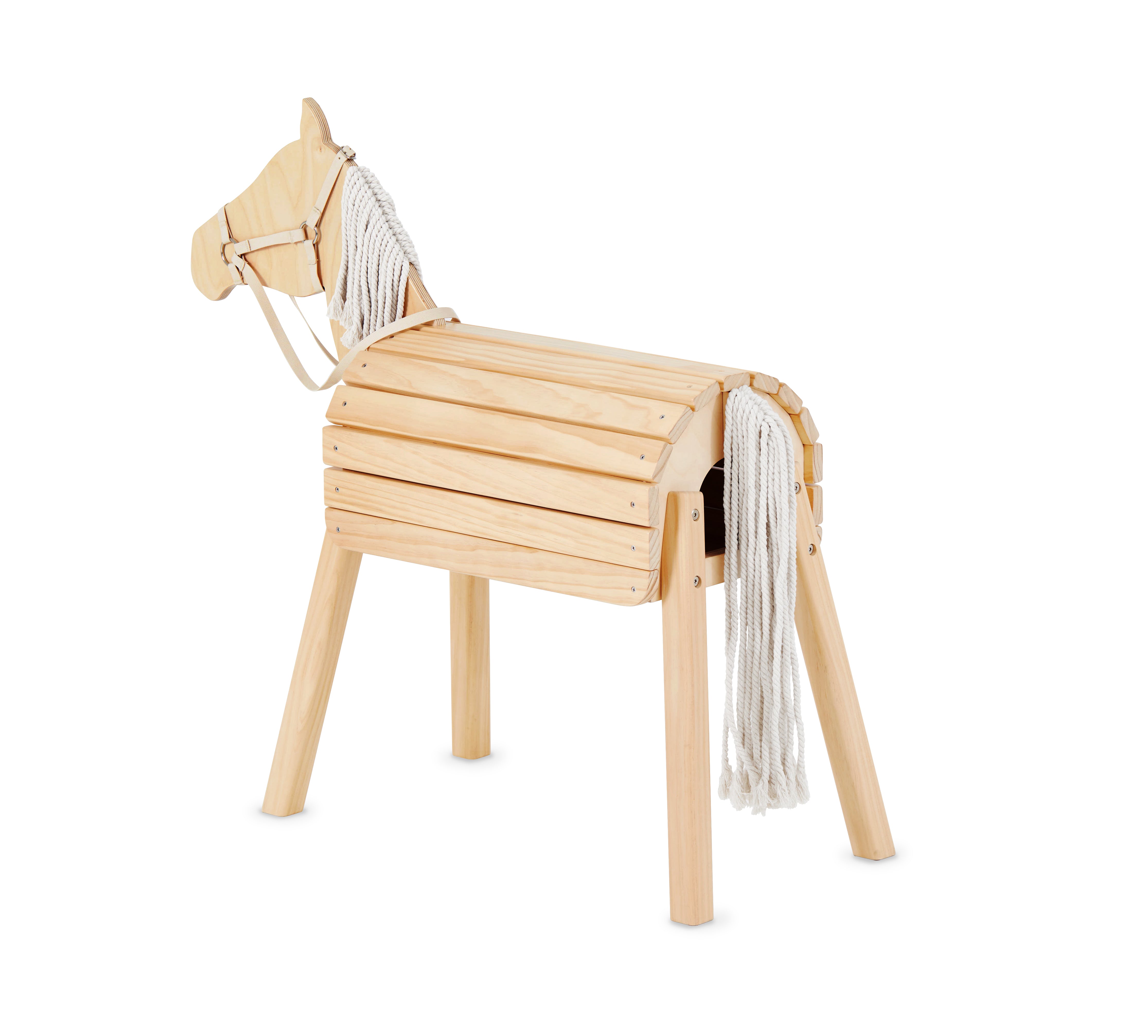 Large Wood Horse