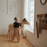 Large Wood Horse