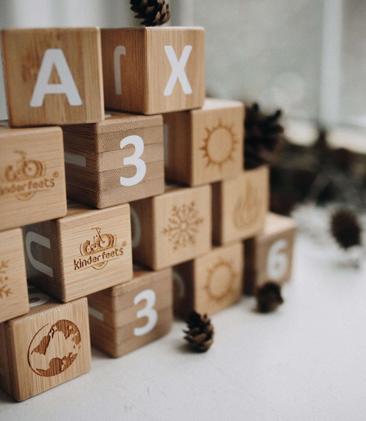 Bamboo ABC Blocks