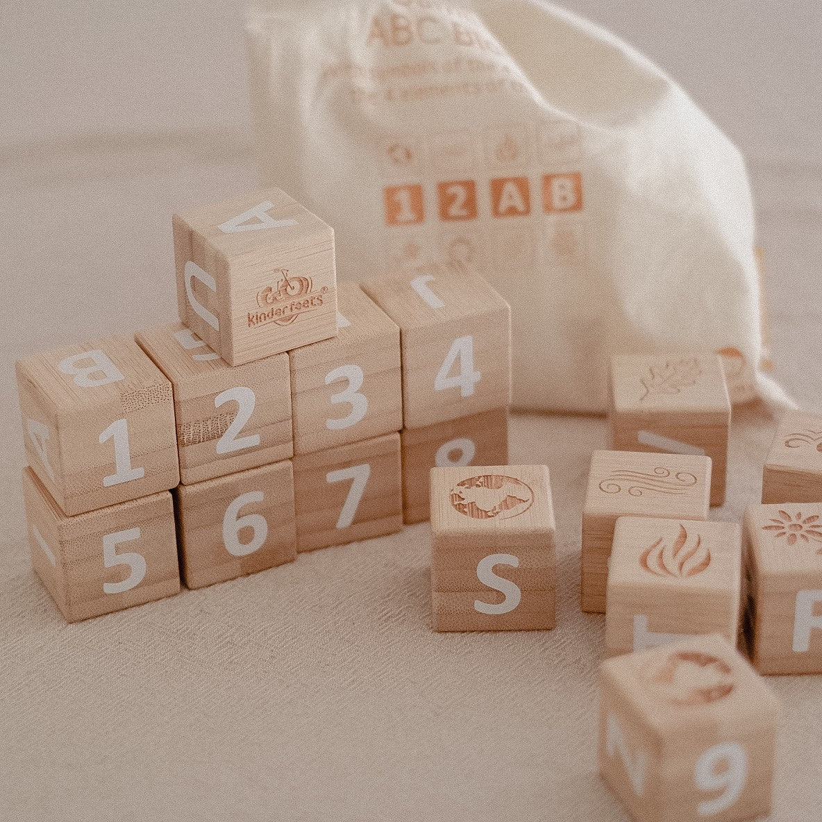 Bamboo ABC Blocks
