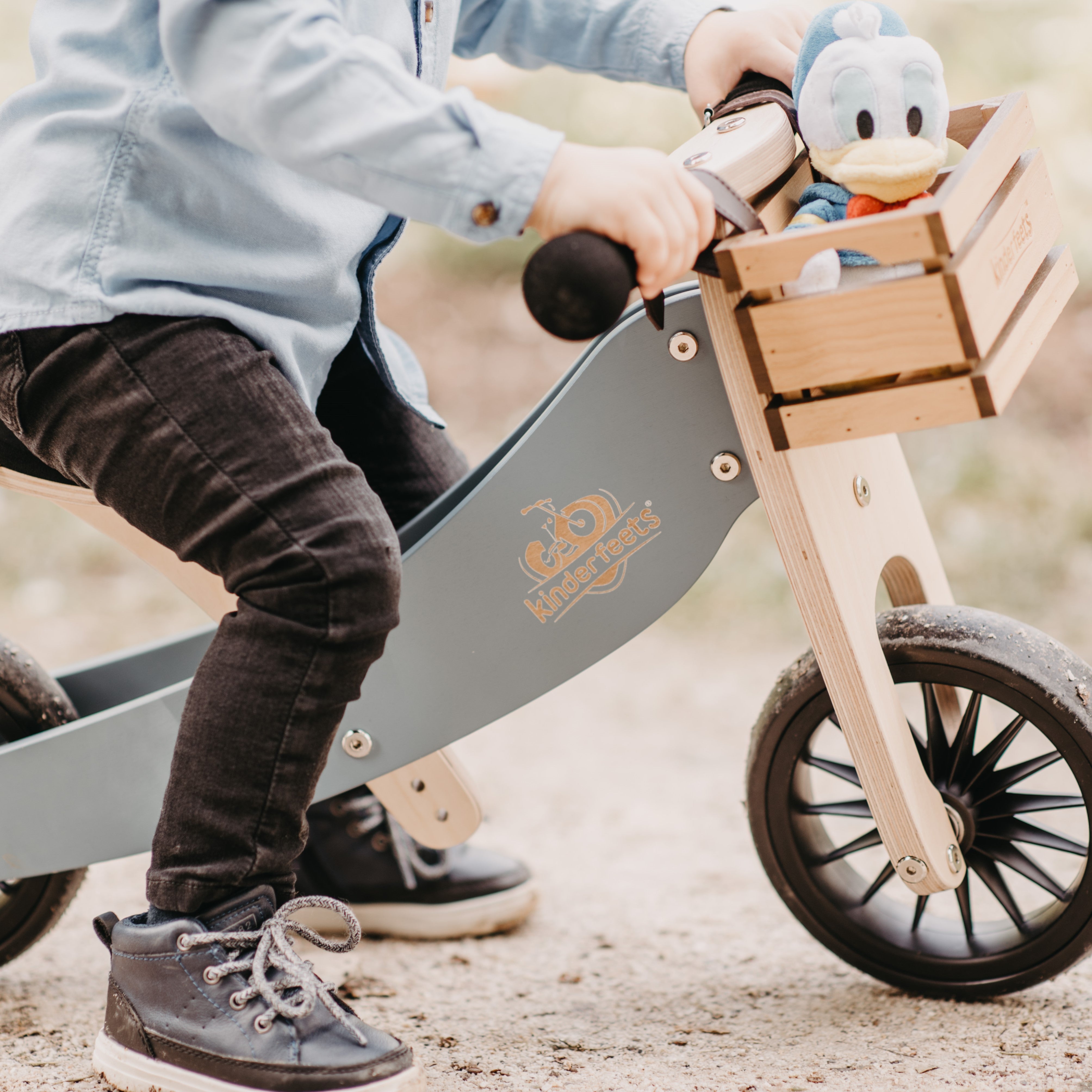 Wooden Bike Crate