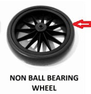 Tiny Tot Single Wheel Rear Axle for wheel WITHOUT ball bearing hub